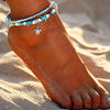 Bohemia Sea Turtle Starfish Charms Beach Anklet Shell For Women