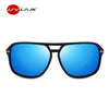 UVLAIK Sunglasses Men Polarized Oversized Mirror Driving Sun Glasses Man