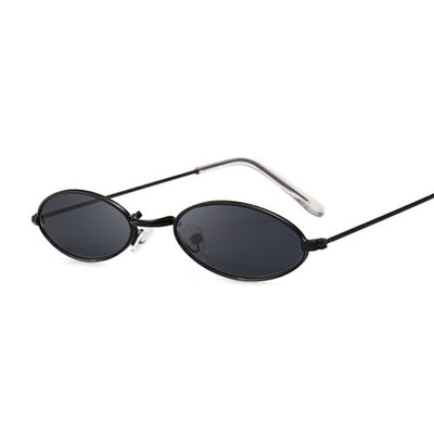 Retro Small Oval Sunglasses Women