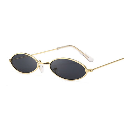 Retro Small Oval Sunglasses Women