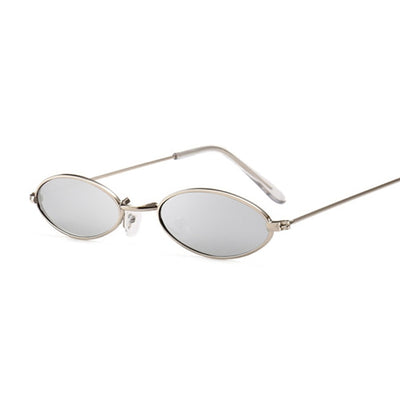 Retro Small Oval Sunglasses Women