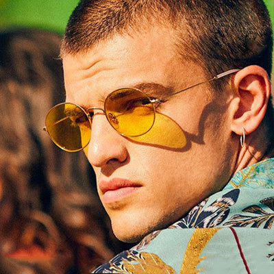 2019 Retro Round Sunglasses men