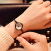 Small Gold Bangle Bracelet Luxury Watches Stainless Steel Retro Ladies Quartz