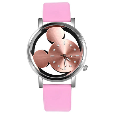 New Cartoon Watches Mickey Mouse Luxury Fashion Women's