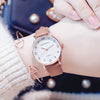 Love scale simple women quartz watch with vintage leather