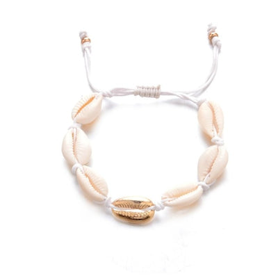 Bohemian Natural Sea Shell Conch Anklets