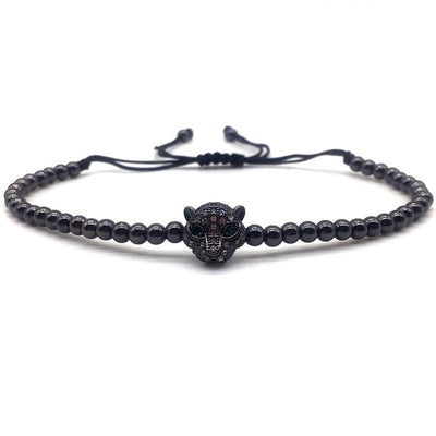 2019 New Design Leopard Head Bracelet For Men