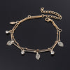 Round Beaded Bohemian Anklet For Women