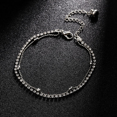 Round Beaded Bohemian Anklet For Women