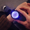 Fashion Men Watches 7 Color Led Lights Glow Watches Dual Display Men Sports