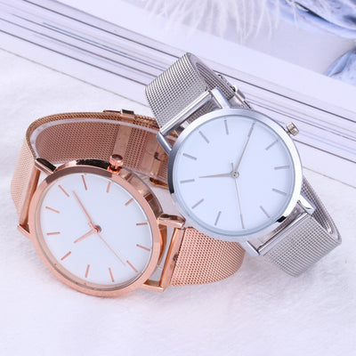 Fashion Women Watches Personality Romantic Rose Gold Strap Watch Women's