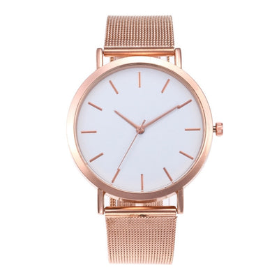 Fashion Women Watches Personality Romantic Rose Gold Strap Watch Women's