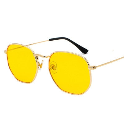 2019 Square Sunglases Men Hexagon Sun glasses