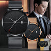 Mens Watches Business Leisure Quartz WristWatch Stainless Steel