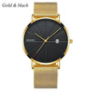 Mens Watches Business Leisure Quartz WristWatch Stainless Steel